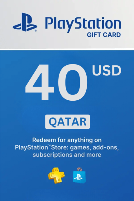 PlayStation Store 40 USD Gift Card (Qatar) - Digital Code