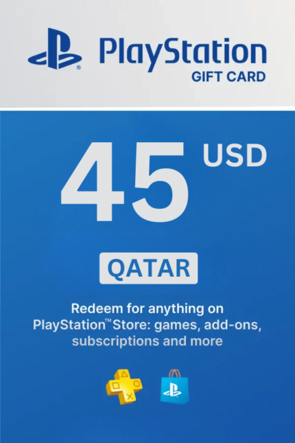 PlayStation Store 45 USD Gift Card (Qatar) - Digital Code