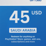 PlayStation Store 45 USD Gift Card (Saudi Arabia) - Digital Code