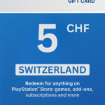PlayStation Store 5 CHF Gift Card (Switzerland) - Digital Code