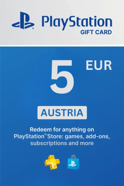 PlayStation Store 5 EUR Gift Card (Austria) - Digital Code