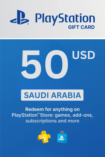 PlayStation Store 50 USD Gift Card (Saudi Arabia) - Digital Code
