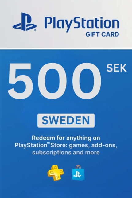 PlayStation Store 500 SEK Gift Card (Sweden) - Digital Code