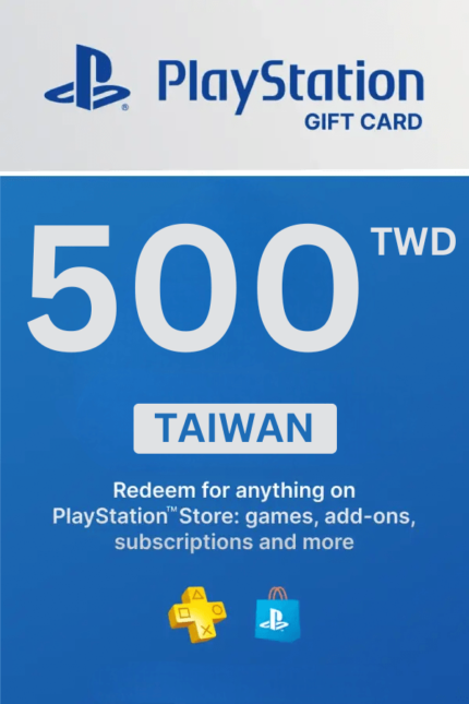 PlayStation Store 500 TWD Gift Card (Taiwan) - Digital Code