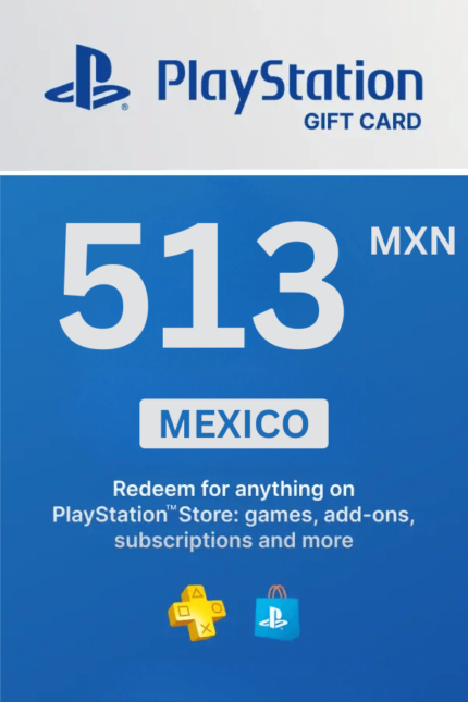 PlayStation Store 513 MXN Gift Card (Mexico) - Digital Code