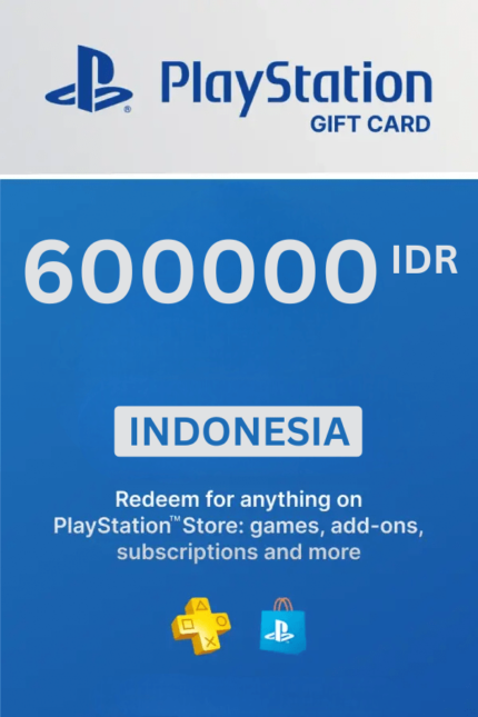 PlayStation Store 600000 IDR Gift Card (Indonesia) - Digital Code