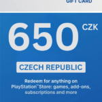 PlayStation Store 650 CZK Gift Card (Czech Republic) - Digital Code
