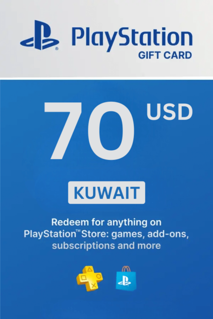 PlayStation Store 70 USD Gift Card (Kuwait) - Digital Code