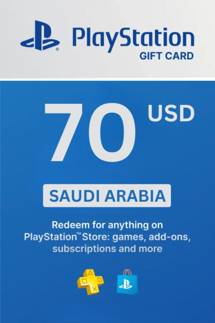 PlayStation Store 70 USD Gift Card (Saudi Arabia) - Digital Code