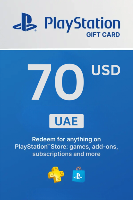 PlayStation Store 70 USD Gift Card (United Arab Emirates) - Digital Code