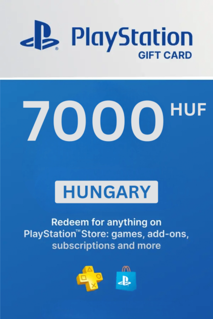 PlayStation Store 7000 HUF Gift Card (Hungary) - Digital Code