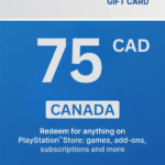 PlayStation Store 75 CAD Gift Card (Canada) - Digital Code