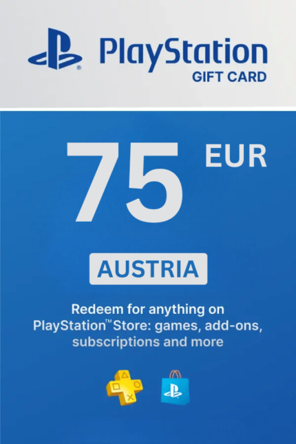 PlayStation Store 75 EUR Gift Card (Austria) - Digital Code