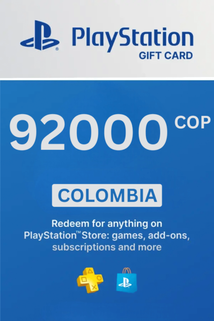PlayStation Store 92000 COP Gift Card (Colombia) - Digital Code