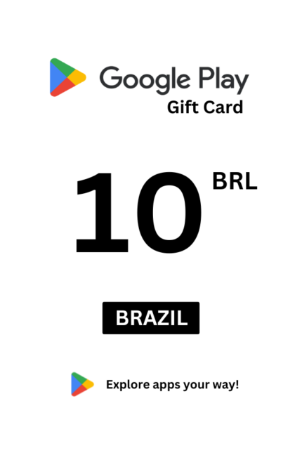 Google Play 10 BRL Gift Card (Brazil) - Digital Code