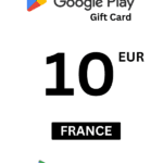 Google Play 10 EUR Gift Card (France) - Digital Code