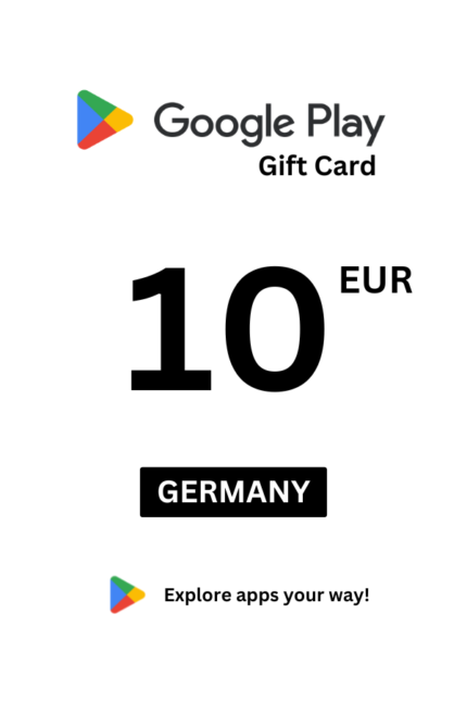 Google Play 10 EUR Gift Card (Germany) - Digital Code