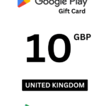 Google Play 10 GBP Gift Card (United Kingdom) - Digital Code