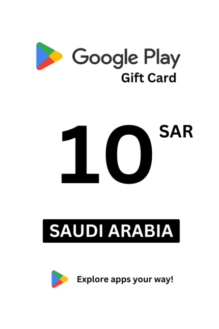 Google Play 10 SAR Gift Card (Saudi Arabia) - Digital Code