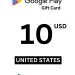 Google Play 10 USD Gift Card (United States) - Digital Code