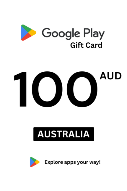 Google Play 100 AUD Gift Card (Australia) - Digital Code
