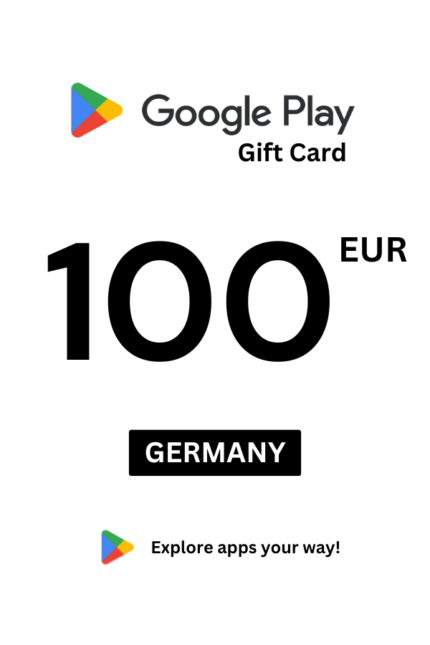Google Play 100 EUR Gift Card (Germany) - Digital Code