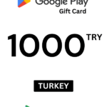 Google Play 1000 TRY Gift Card (Turkey) - Digital Code