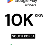 Google Play 10000 KRW Gift Card (South Korea) - Digital Code