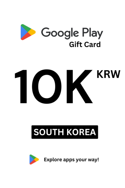Google Play 10000 KRW Gift Card (South Korea) - Digital Code
