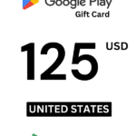 Google Play 125 USD Gift Card (United States) - Digital Code