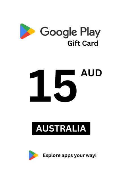 Google Play 15 AUD Gift Card (Australia) - Digital Code