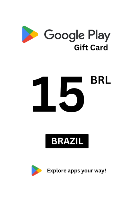Google Play 15 BRL Gift Card (Brazil) - Digital Code