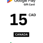 Google Play 15 CAD Gift Card (Canada) - Digital Code