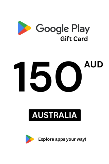 Google Play 150 AUD Gift Card (Australia) - Digital Code