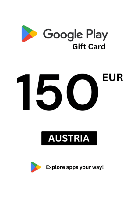 Google Play 150 EUR Gift Card (Austria) - Digital Code