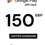 Google Play 150 GBP Gift Card (United Kingdom) - Digital Code