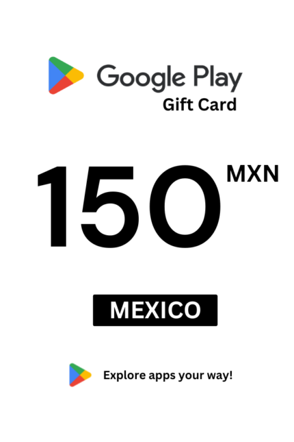Google Play 150 MXN Gift Card (Mexico) - Digital Code