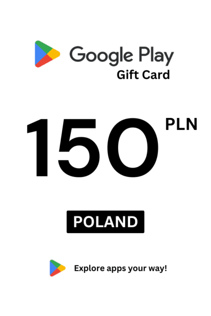 Google Play 150 PLN Gift Card (Poland) - Digital Code