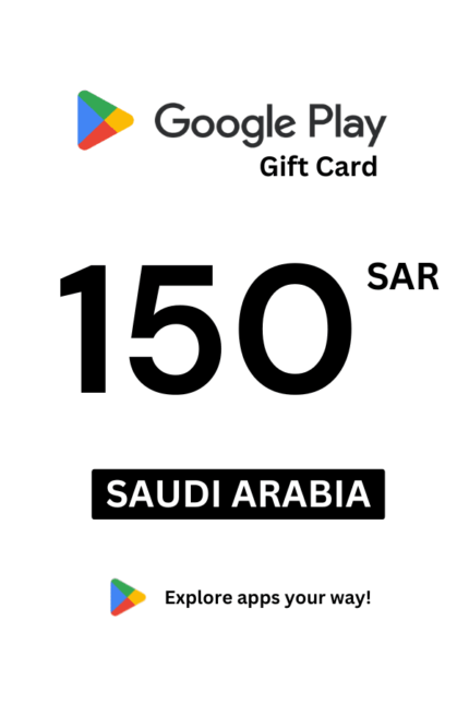 Google Play 150 SAR Gift Card (Saudi Arabia) - Digital Code