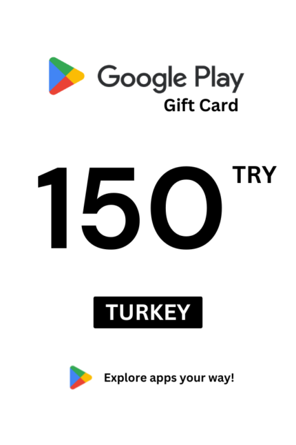 Google Play 150 TRY Gift Card (Turkey) - Digital Code