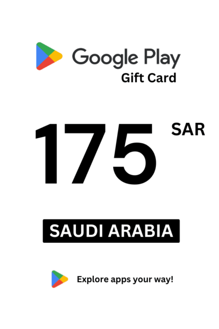 Google Play 175 SAR Gift Card (Saudi Arabia) - Digital Code