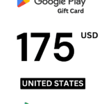 Google Play 175 USD Gift Card (United States) - Digital Code