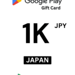 Google Play 1000 JPY Gift Card (Japan) - Digital Code