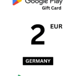 Google Play 2 EUR Gift Card (Germany) - Digital Code