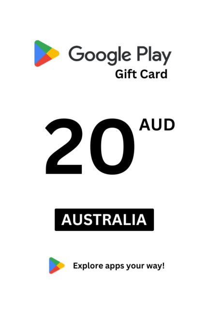 Google Play 20 AUD Gift Card (Australia) - Digital Code