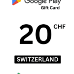 Google Play 20 CHF Gift Card (Switzerland) - Digital Code