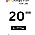 Google Play 20 EUR Gift Card (Austria) - Digital Code