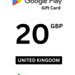 Google Play 20 GBP Gift Card (United Kingdom) - Digital Code