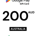 Google Play 200 AUD Gift Card (Australia) - Digital Code
