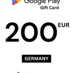 Google Play 200 EUR Gift Card (Germany) - Digital Code